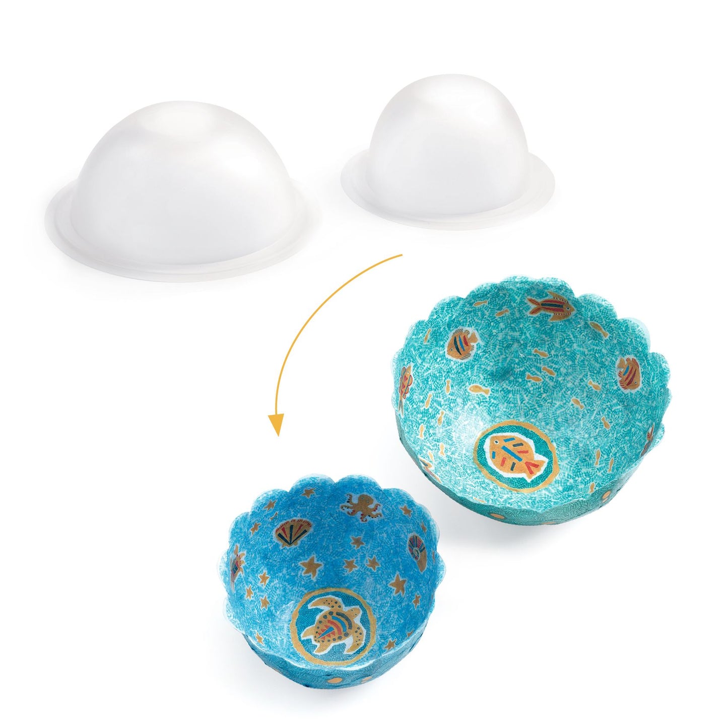 Djeco DIY Paper Bowls To Create In The Sea
