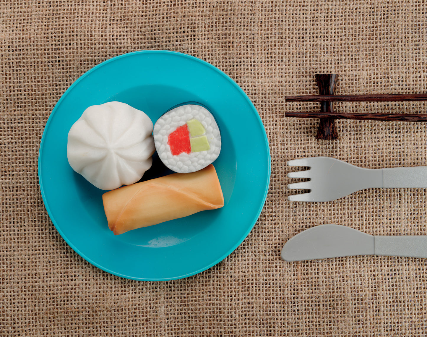Yellow Door Sensory Play Stones - Foods of the World