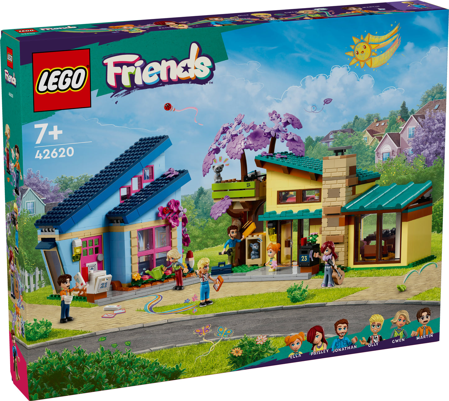 Lego Friends 42620 Olly and Paisley's Family Houses