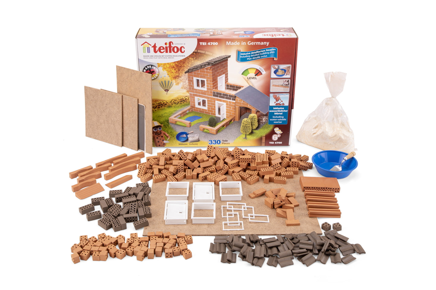 Teifoc Brick Construction Set Villa with Garage