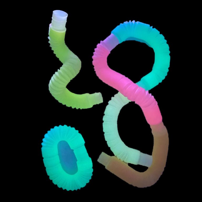 Playlearn Glow in Dark Fidget Stretch Tubes