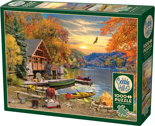 Cobble Hill Puzzles 1000 Pieces Lakeside Retreat
