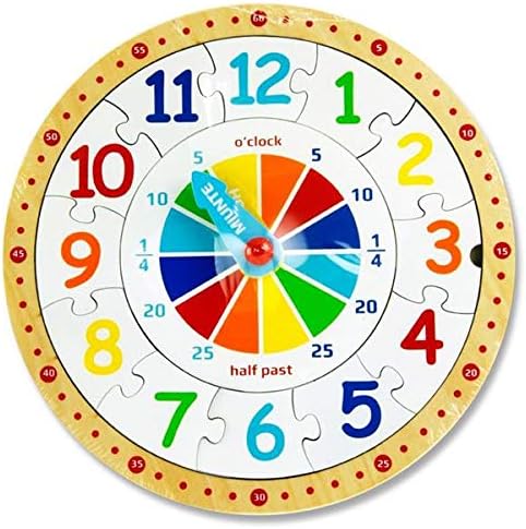 Little Hands Wooden Jigsaw Clock Puzzle