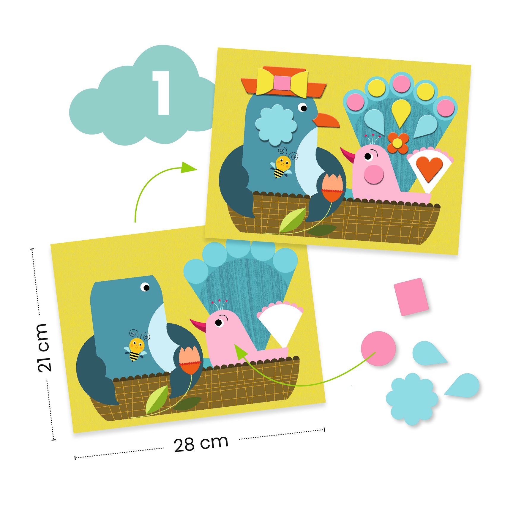 Djeco Multi Activity Kit The Cat And His Pals