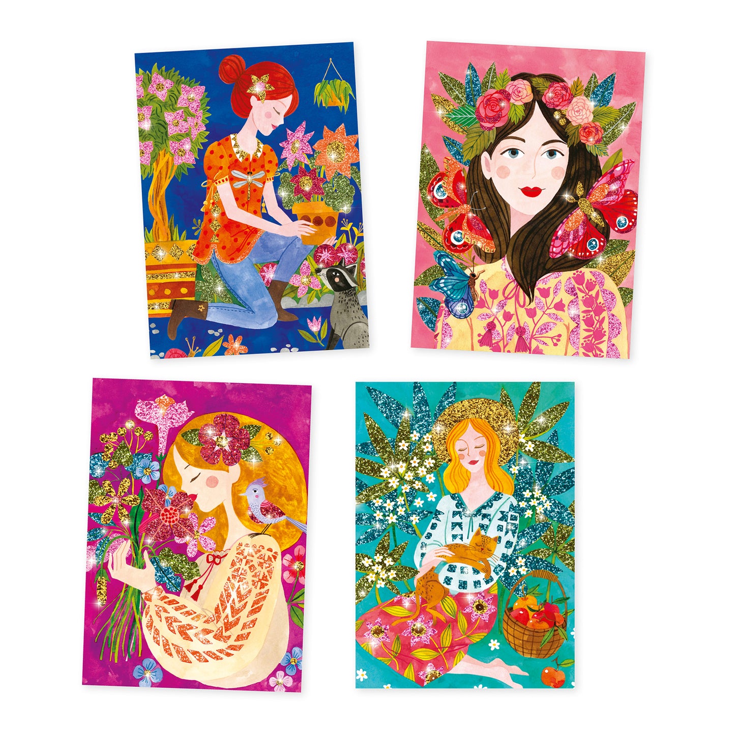 Djeco Glitter Boards The Scent Of Flowers
