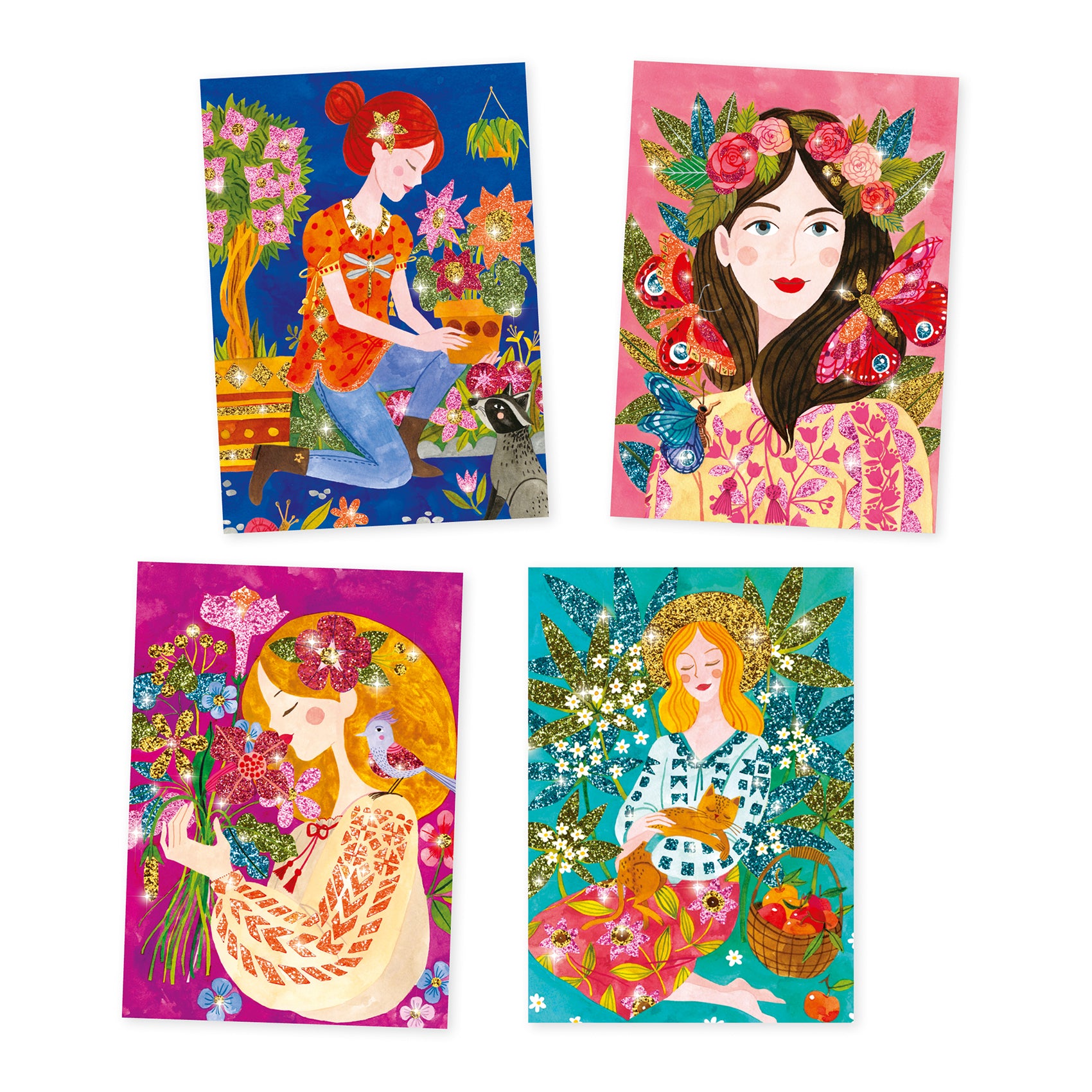 Djeco Glitter Boards The Scent Of Flowers