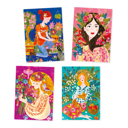 Djeco Glitter Boards The Scent Of Flowers