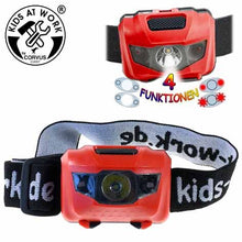 Kids At Work Headlamp Led 1W 4 X White/Red
