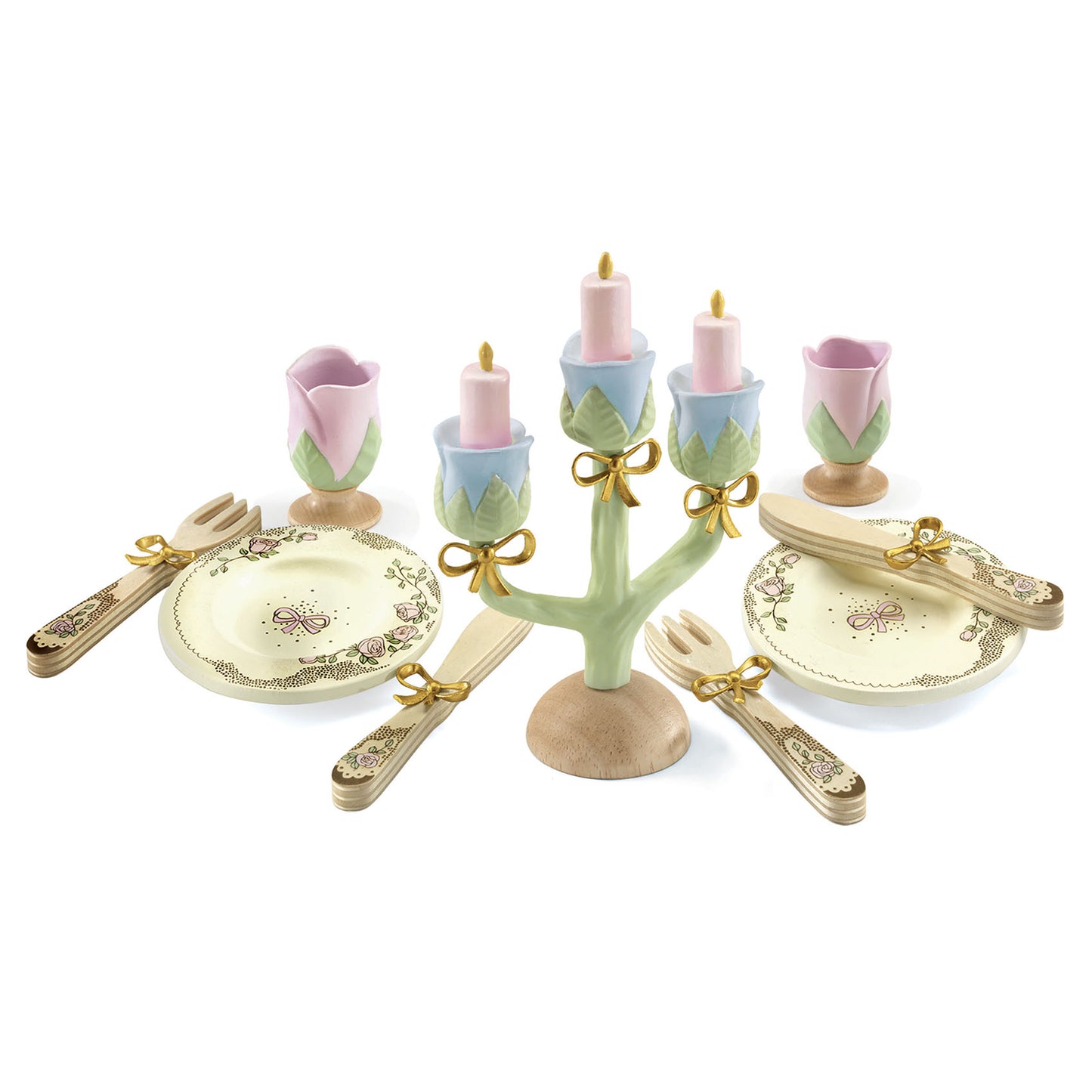 Djeco Dishes Of Princesses Dinner Set