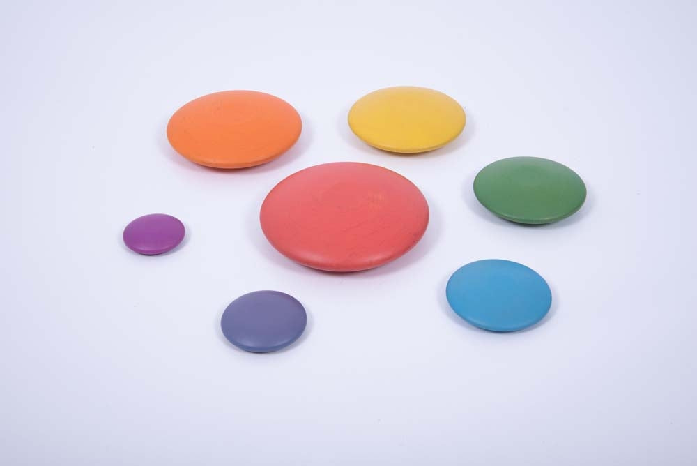 TickiT Rainbow Wooden Buttons