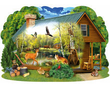 Wentworth Wooden Puzzles Wildlife Cabin - Maxi shaped puzzle 250 Pieces