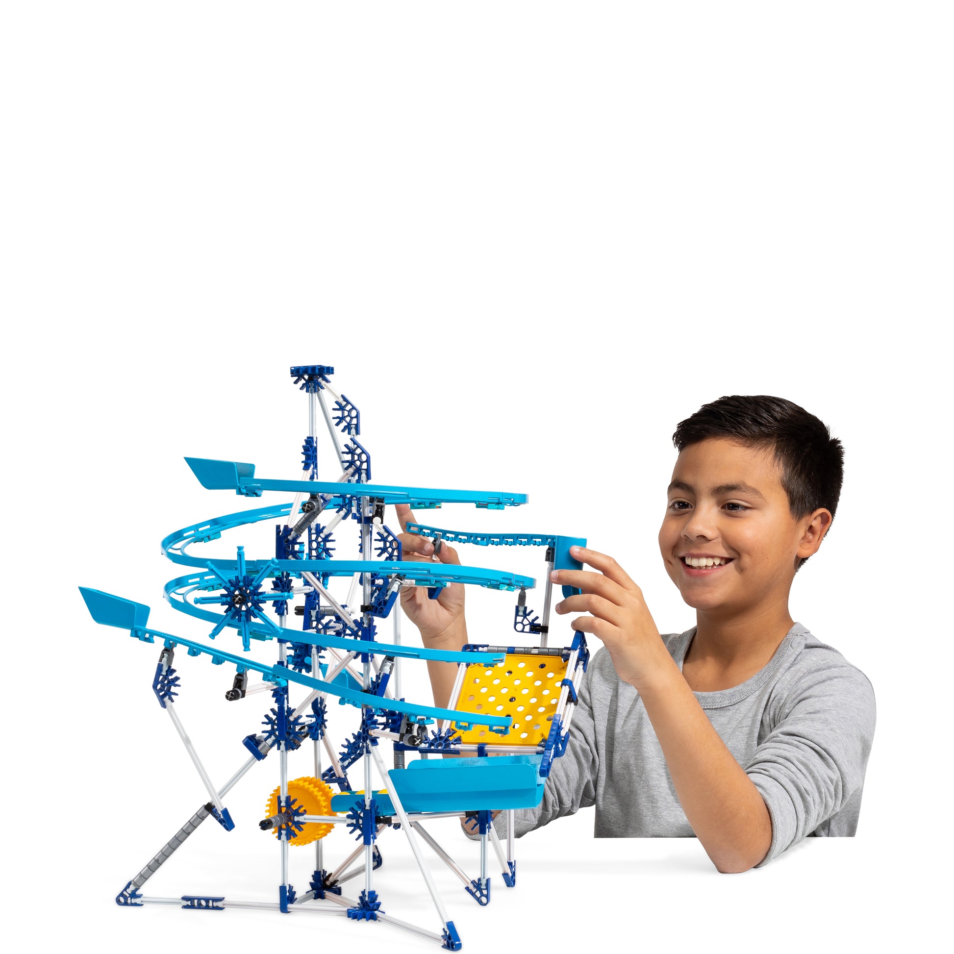 K'nex Classics - Marble Run 3 Model Building Set (with Motor)