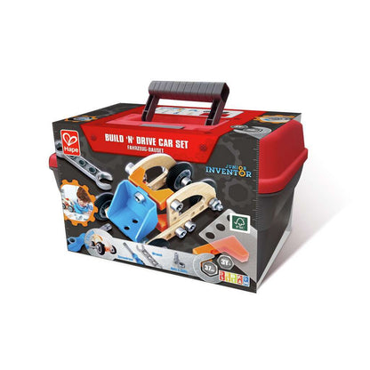 Hape Build 'n' Drive Car Set