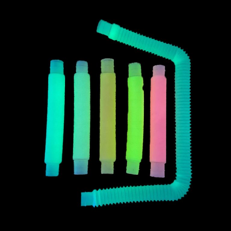 Playlearn Glow in Dark Fidget Stretch Tubes
