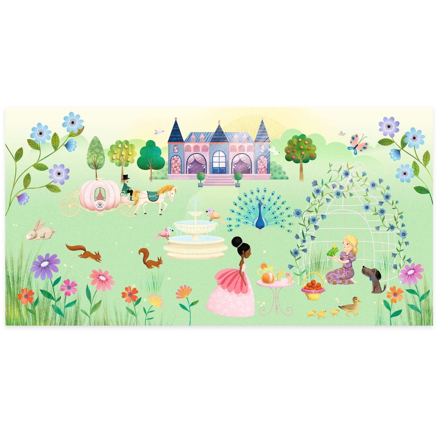 Djeco Sticker Story Life In The Castle