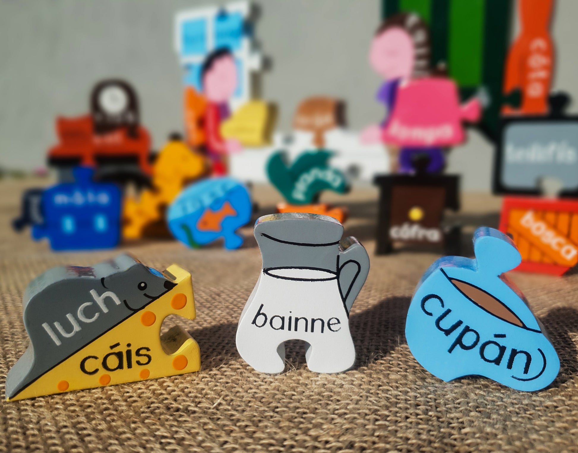 Alphabet Jigsaws At Home Jigsaw as Gaeilge