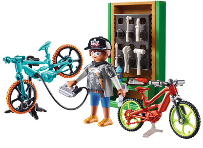 Playmobil 70674 Bike Workshop Gift Set