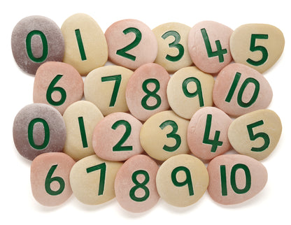 Yellow Door Jumbo Number Pebbles