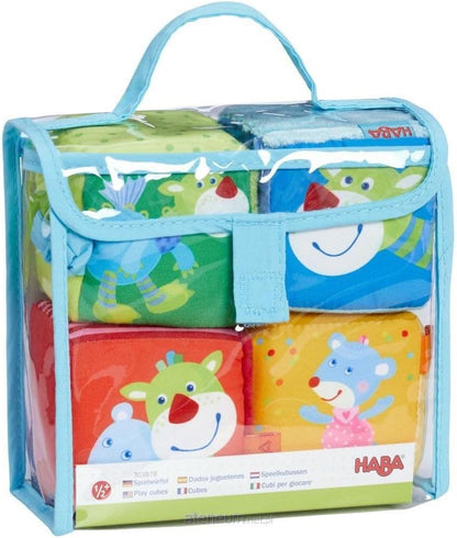 Haba Play Cubes Mouse Merlie & Dragon Duri