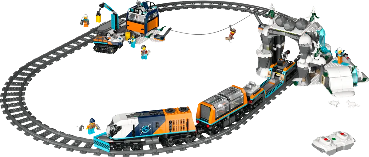 Lego City Trains 60470 Explorers' Arctic Polar Express Train