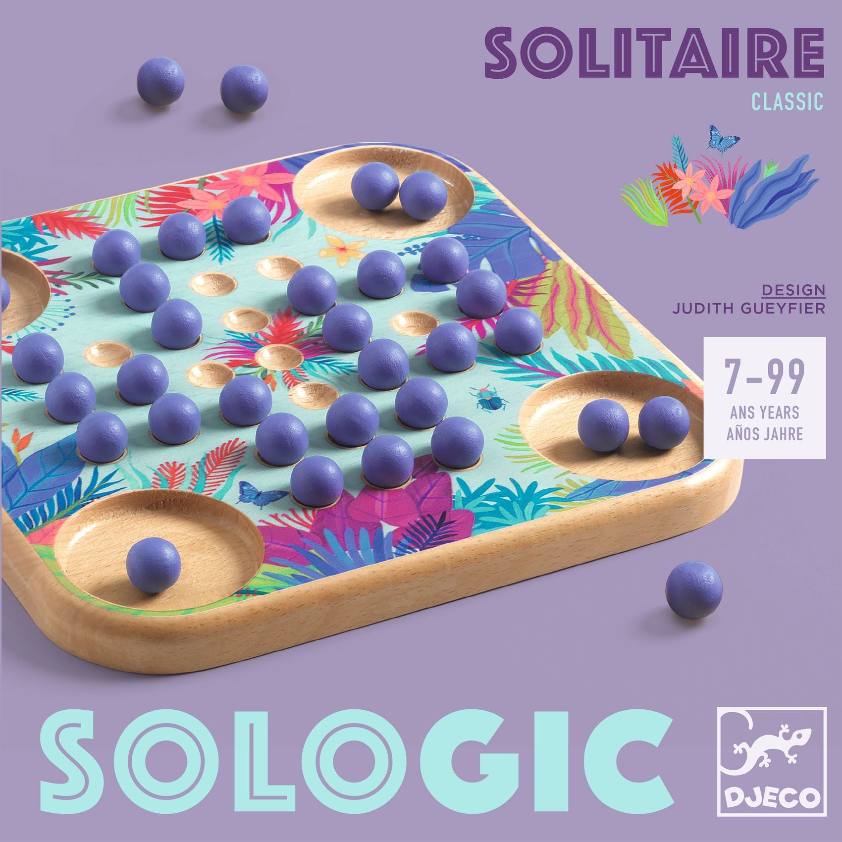 Djeco Sologic Solitaire Game
