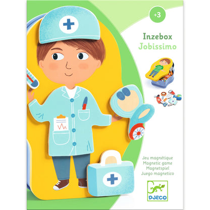 Djeco Inzebox Jobissimo Wooden Magnetic Game