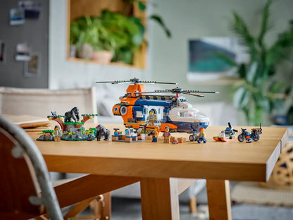 Lego City Exploration 60437 Jungle Explorer Helicopter at Base Camp