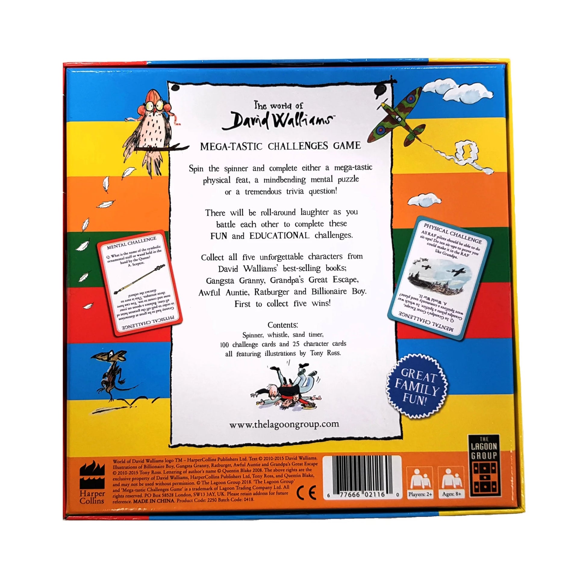 Lagoon Games David Walliams Mega-Tastic Challenges Game