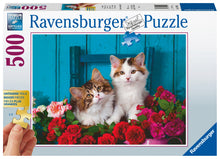 Ravensburger Kittens and Roses, Extra Large 500pc