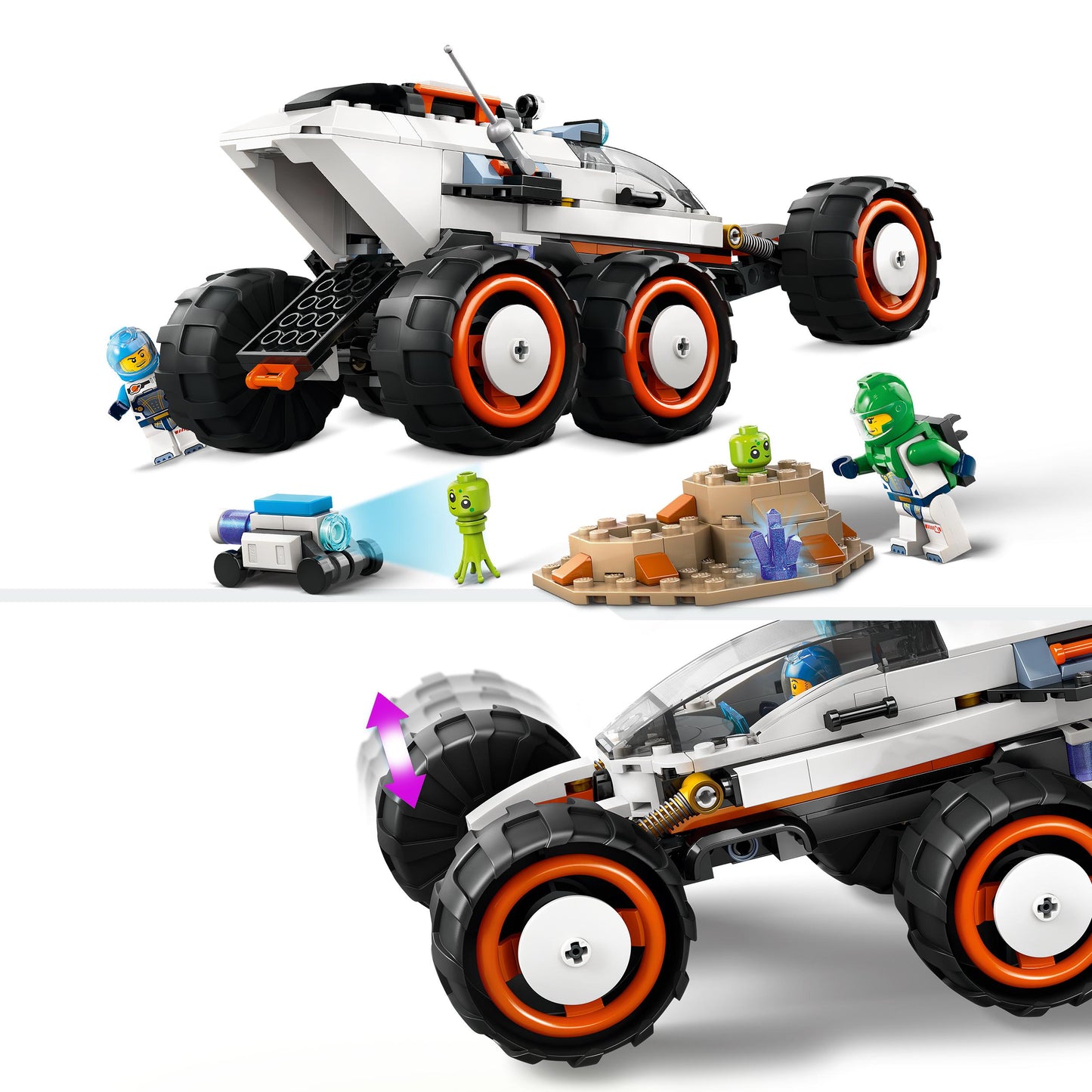 Lego City 60431 Space Explorer Rover and Alien Life