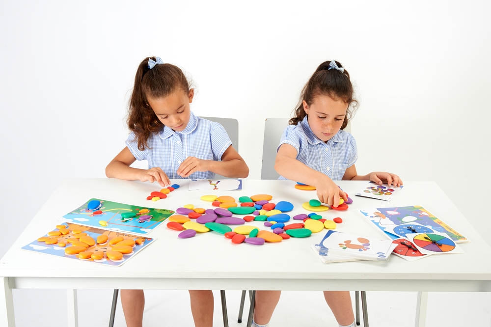 Edx Education Rainbow Pebbles Classroom Set