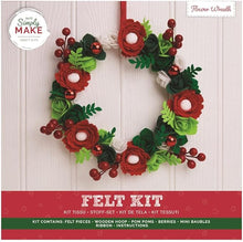 Simply Make Felt Flower Wreath Kit