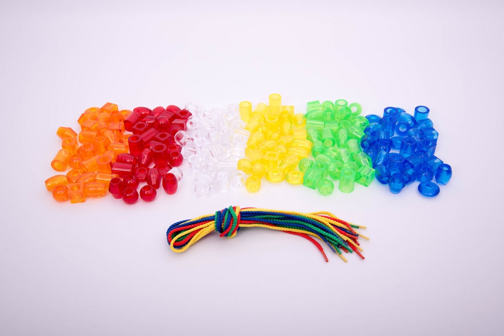 TickiT Translucent Jumbo Lacing Beads