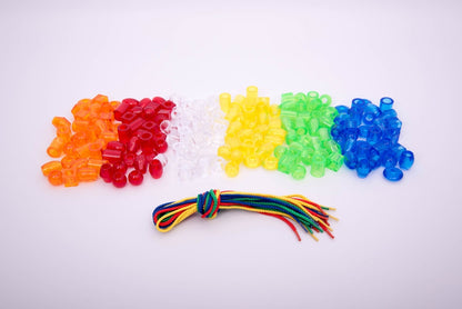 TickiT Translucent Jumbo Lacing Beads