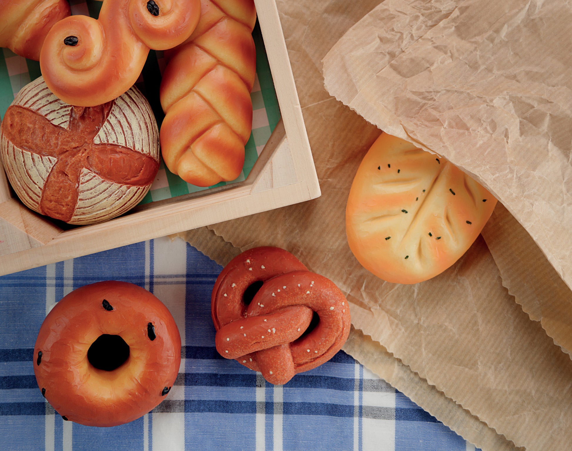 Yellow Door Sensory Play Stones - Breads of the World