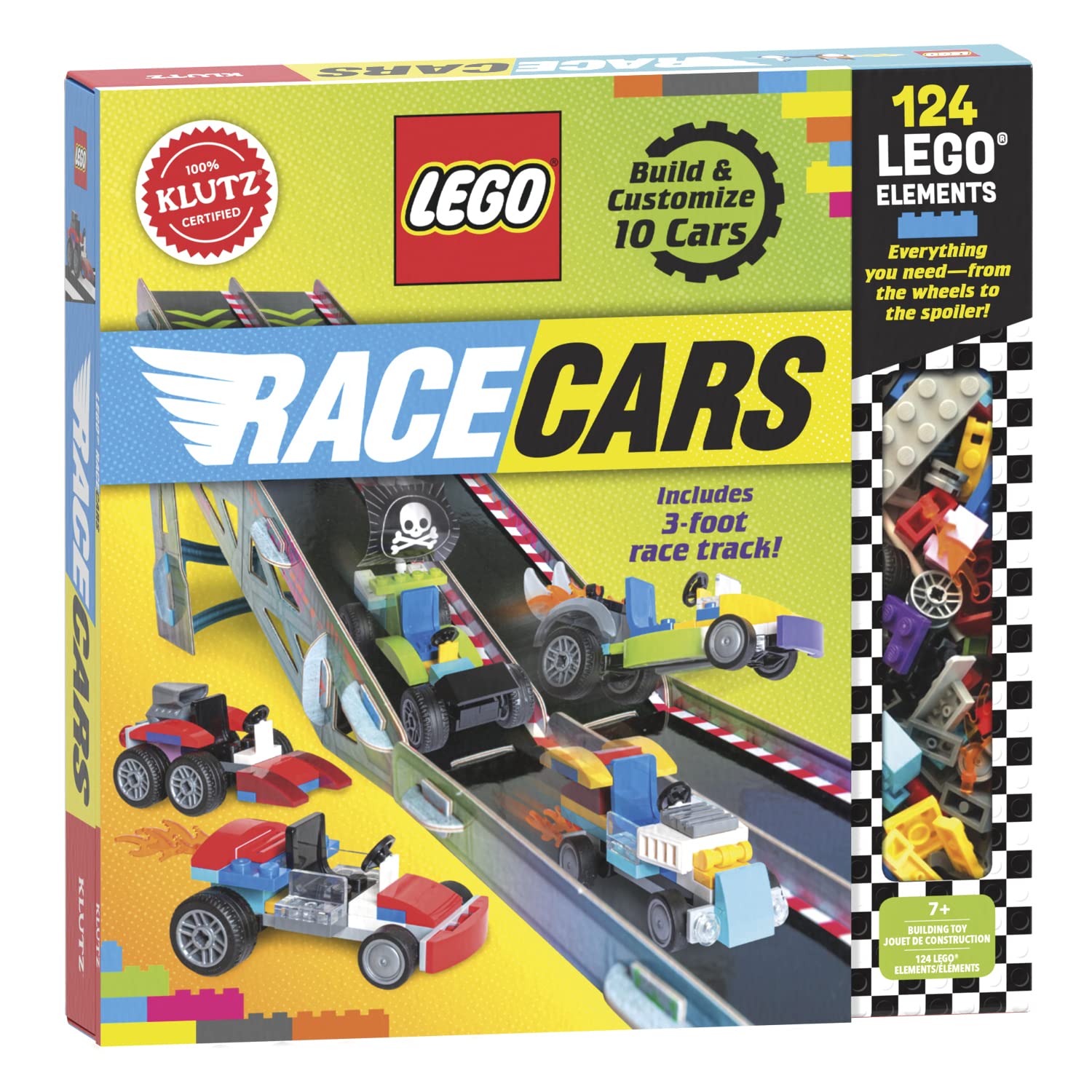 Klutz Lego Race Cars Paperback Book