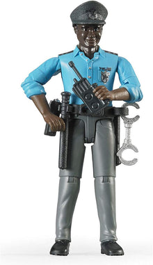Bruder * Policeman, Dark Skin, Accessories