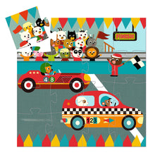Djeco The Racing Car Silhouette Puzzles