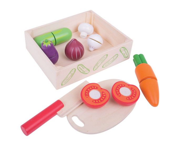 BigJigs Cutting Veg Crate