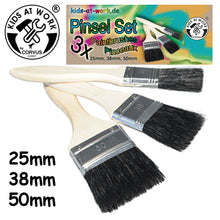 Kids At Work Paintbrushes 3Pcs