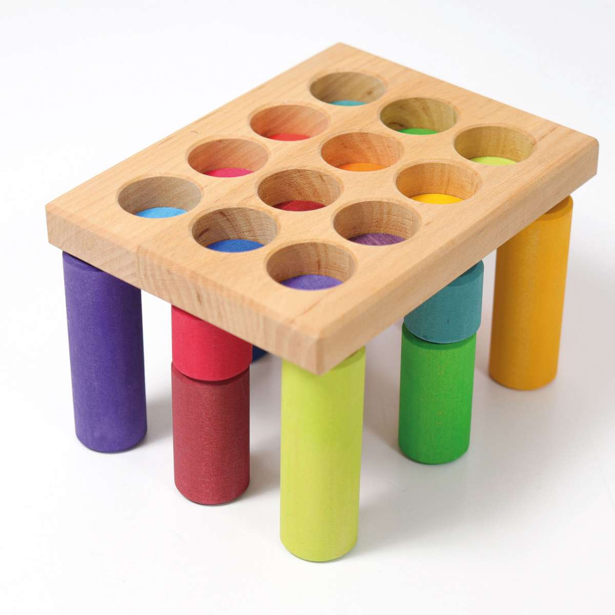 Grimms Stacking Game Small Rainbow Rollers