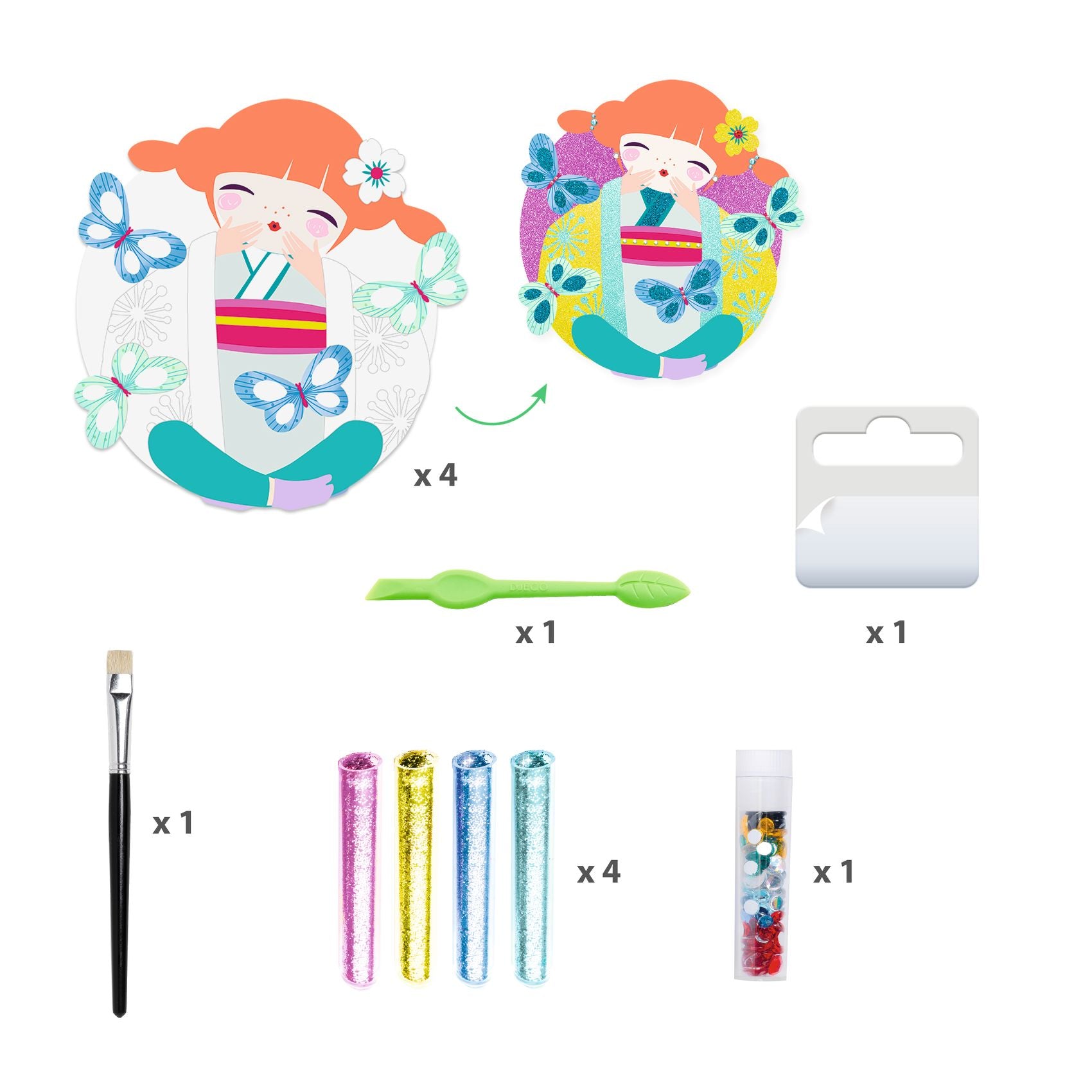 Djeco Onnanoko Glitter & Gems
