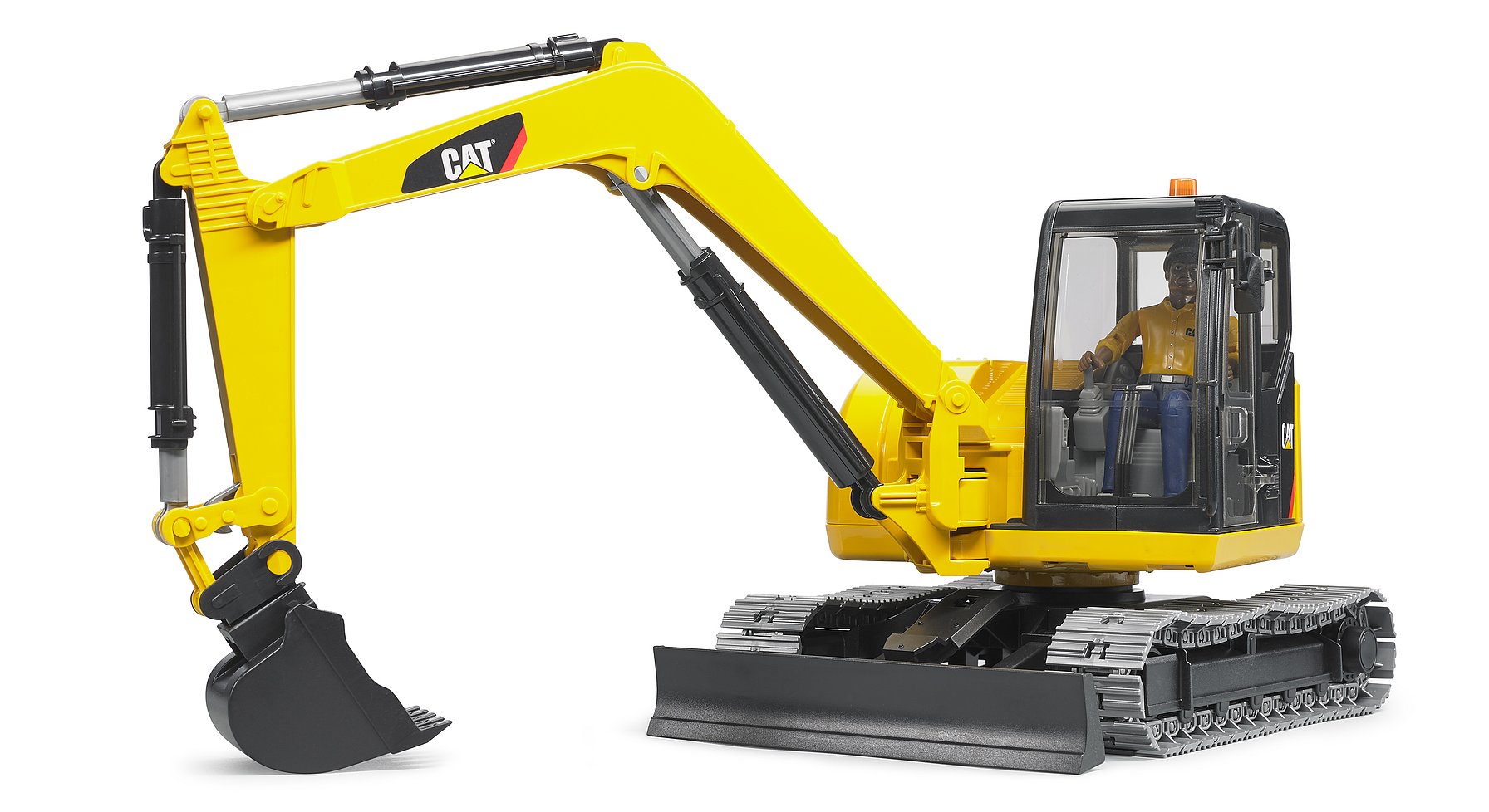 Bruder Cat Mini Excavator W/ Worker