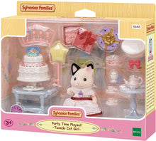 Sylvanian Families Party Time Playset -Tuxedo Cat Girl-