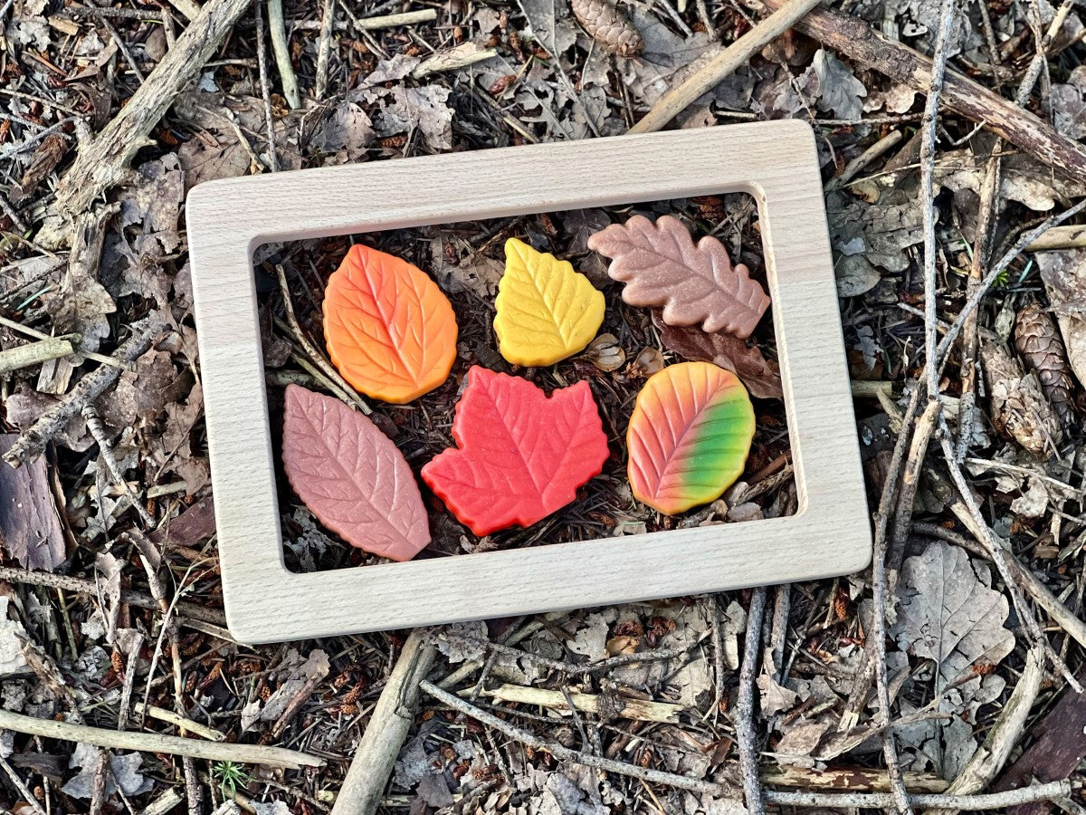 Yellow Door Sensory Play Stones – Leaves