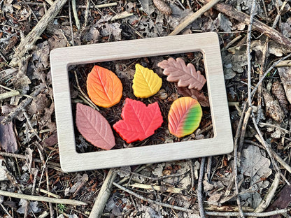 Yellow Door Sensory Play Stones – Leaves