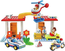 Playmobil 5046 1.2.3 Play Set Hospital with Paramedics and Police Officers