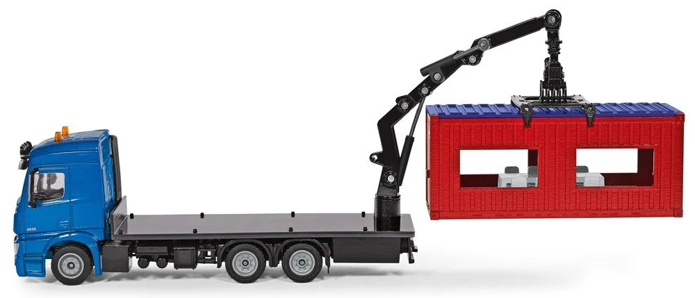 Siku 1:50 Mercedes-Benz Truck W/Construction Container