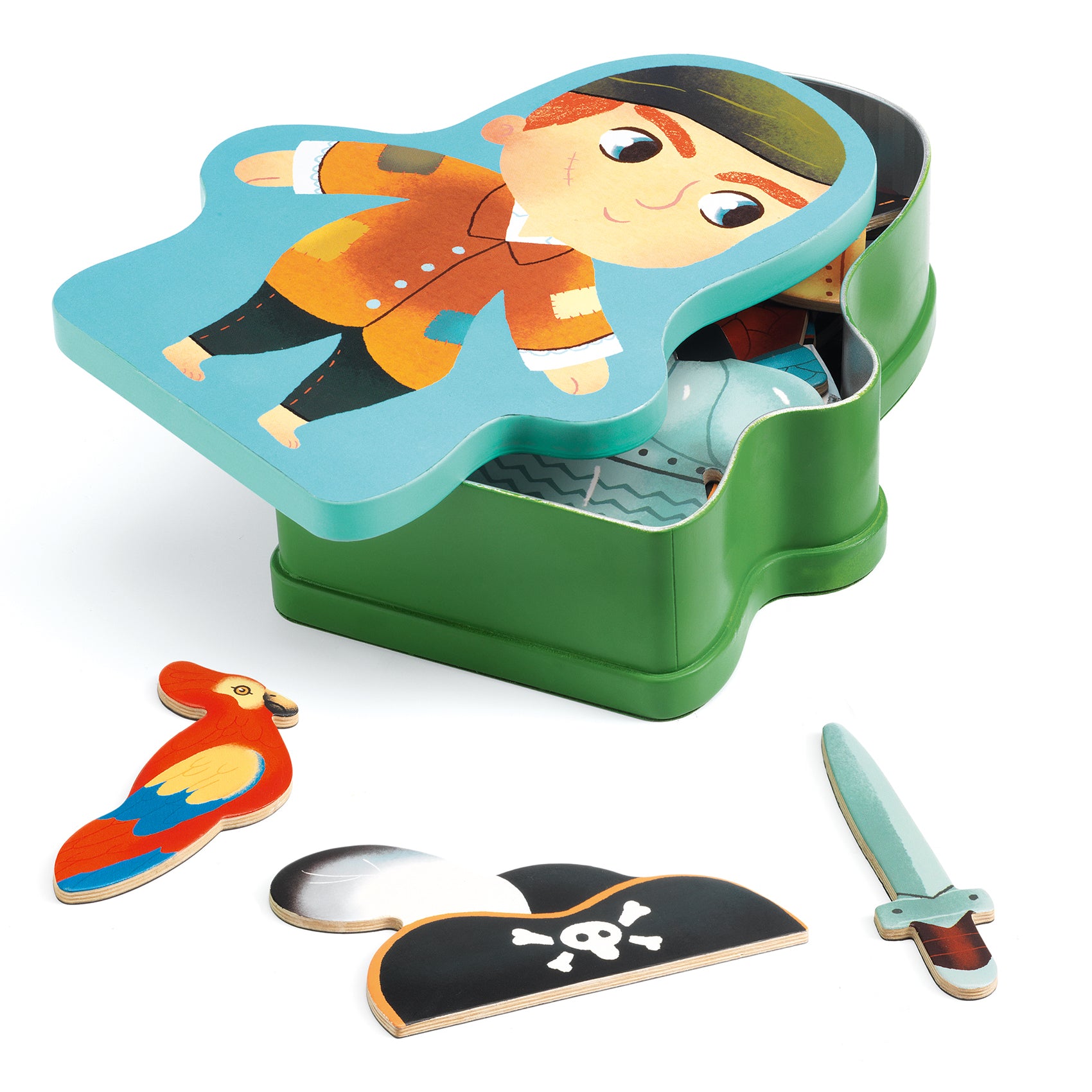 Djeco Inzebox Aventuro Wooden Magnetics