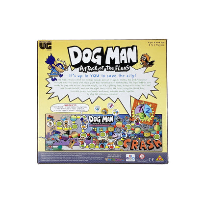 University Games Dog Man Attack of the Fleas Board Game